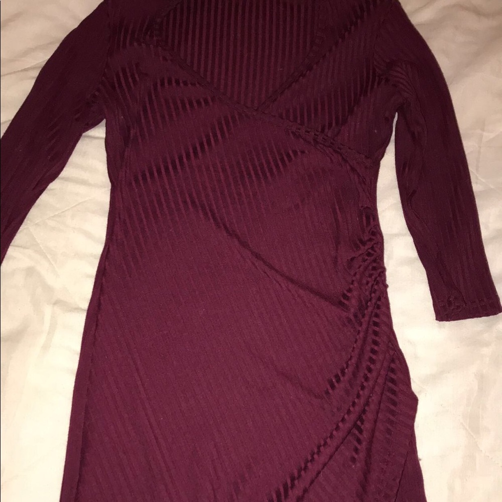 Maroon dress
